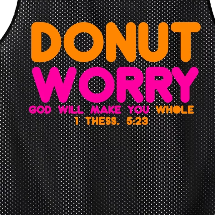 Donut Worry Mesh Reversible Basketball Jersey Tank