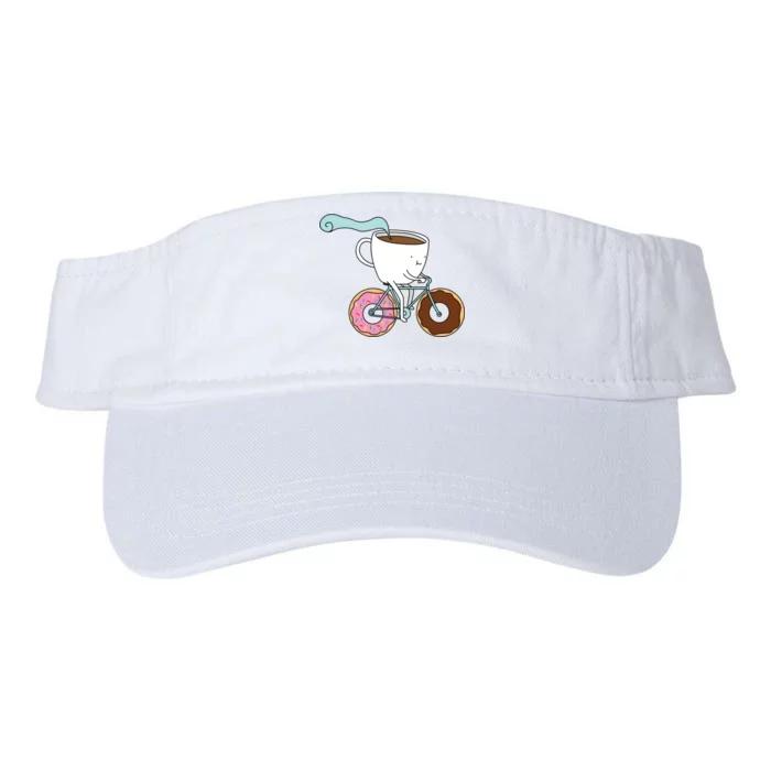 Donuts Coffee Bicycle Valucap Bio-Washed Visor