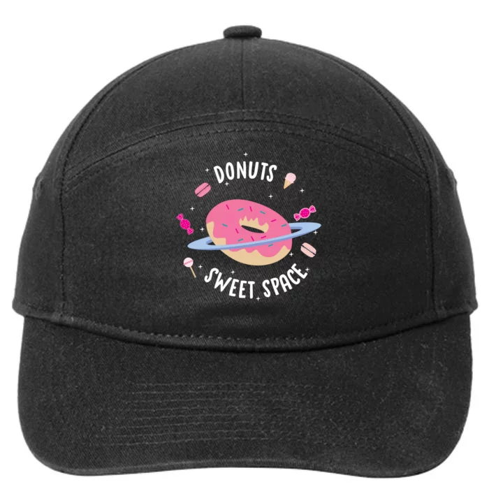 Donuts Sweet Space 7-Panel Snapback Hat