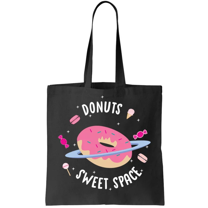 Donuts Sweet Space Tote Bag