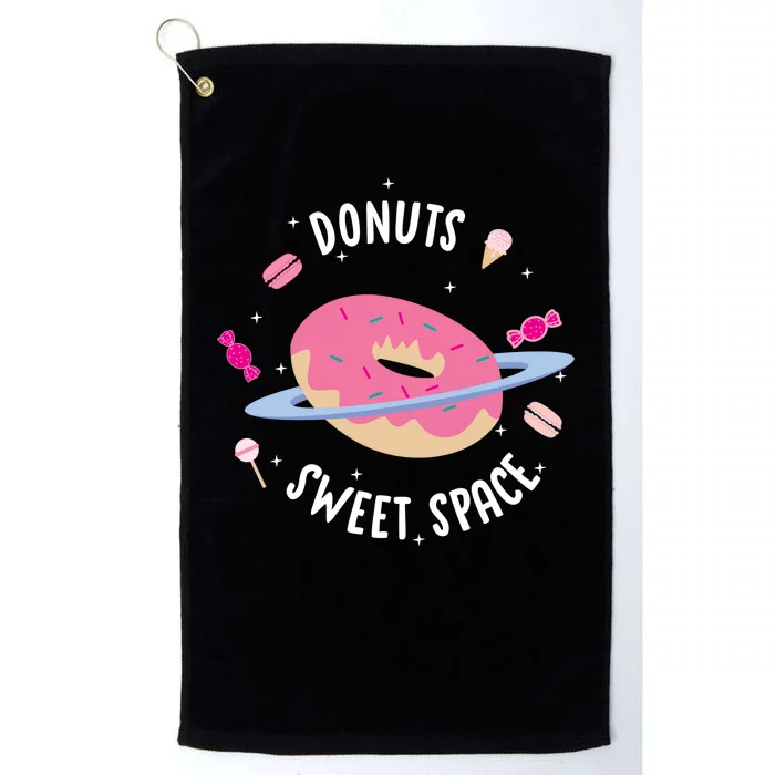 Donuts Sweet Space Platinum Collection Golf Towel