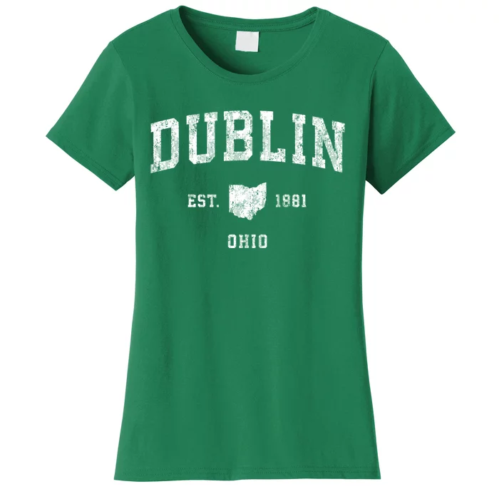 Dublin Ohio Oh Vintage Athletic Sports Women's T-Shirt