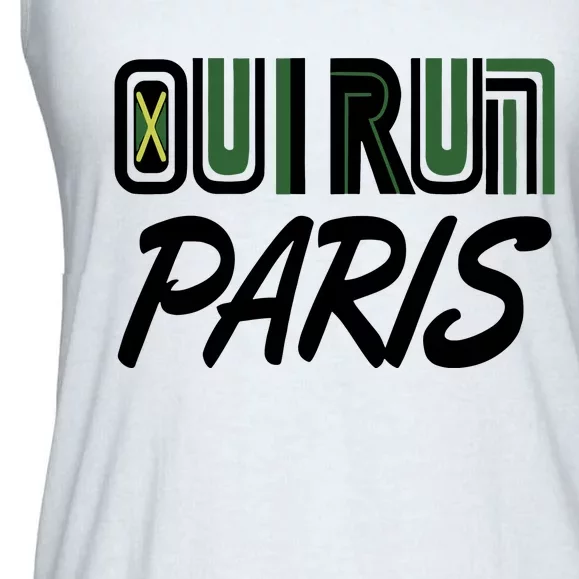 Donald Oliver Oui Run Paris Ladies Essential Flowy Tank