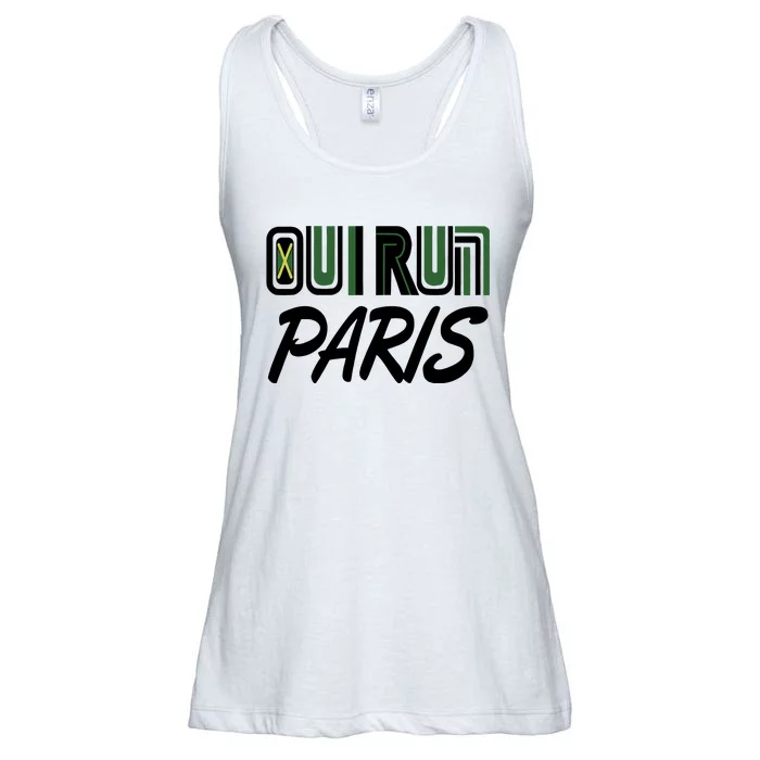 Donald Oliver Oui Run Paris Ladies Essential Flowy Tank