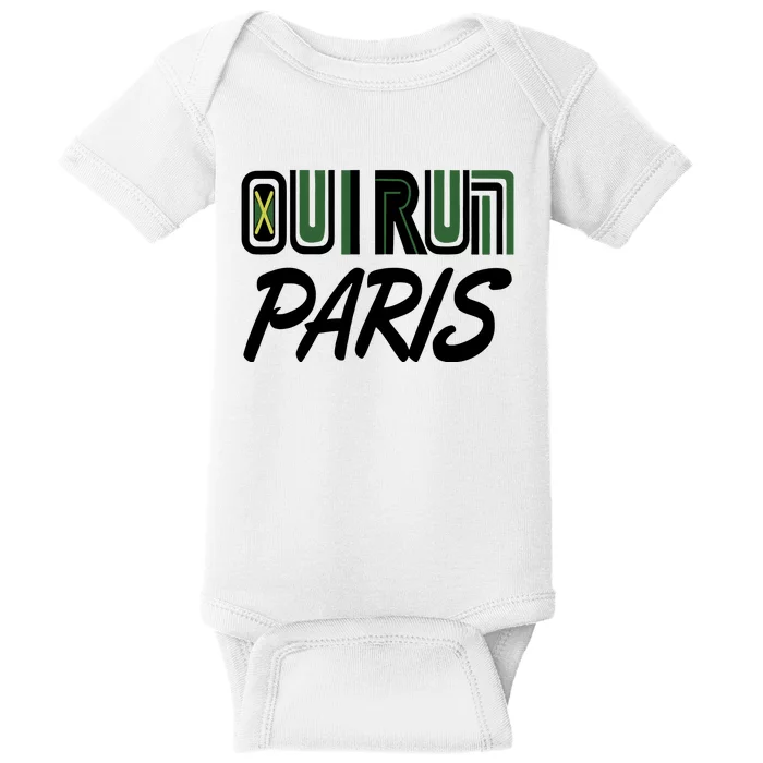 Donald Oliver Oui Run Paris Baby Bodysuit