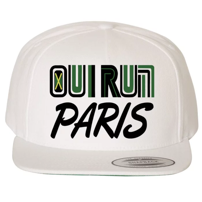 Donald Oliver Oui Run Paris Wool Snapback Cap