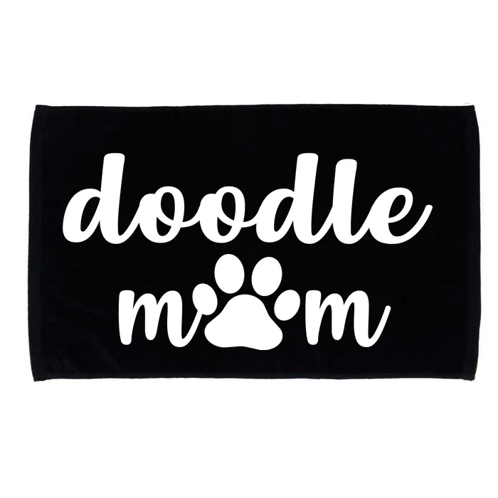 Doodle Mom Dog Mother Microfiber Hand Towel