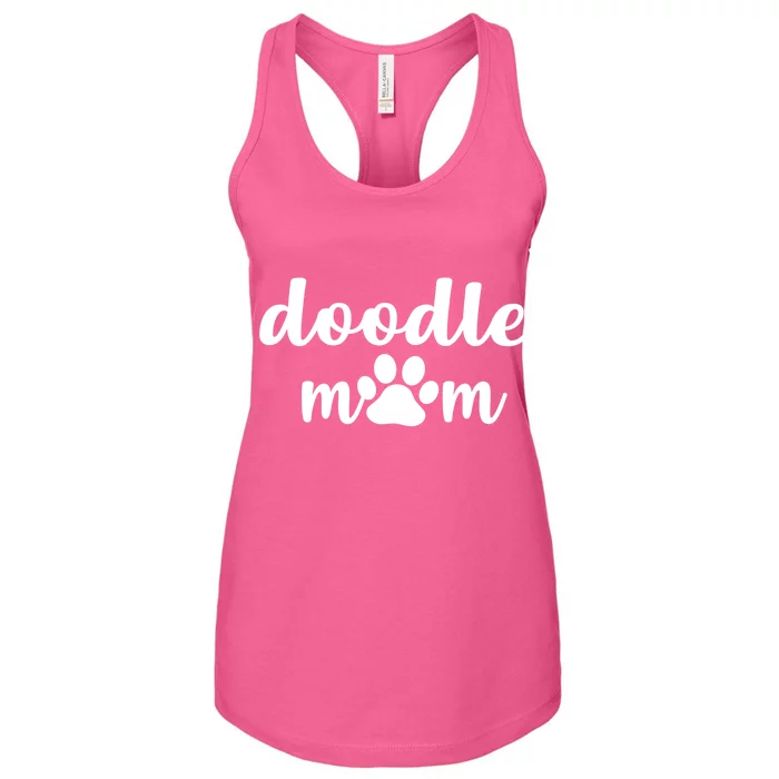 Doodle Mom Dog Mother Women's Racerback Tank