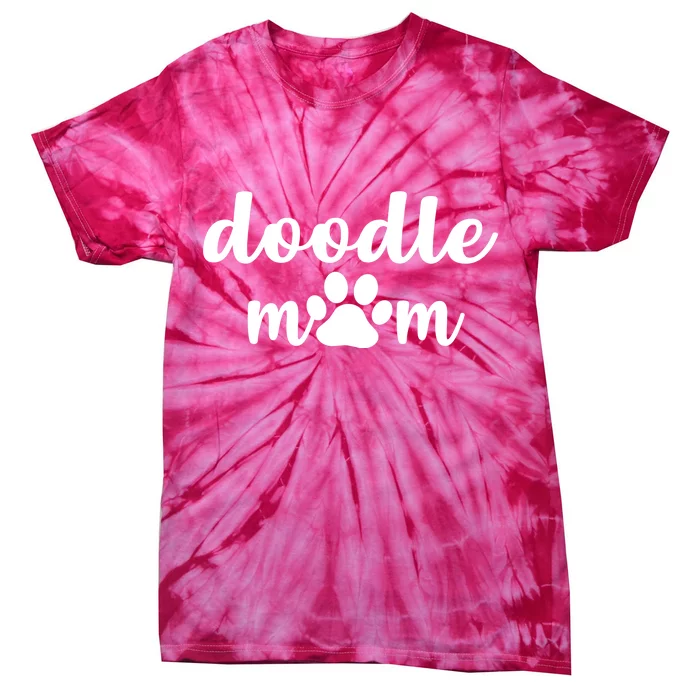 Doodle Mom Dog Mother Tie-Dye T-Shirt