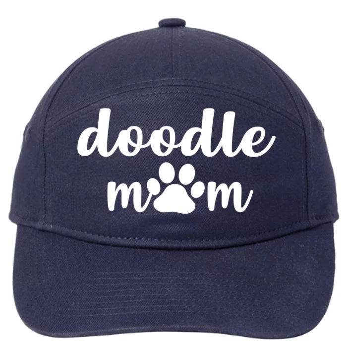 Doodle Mom Dog Mother 7-Panel Snapback Hat