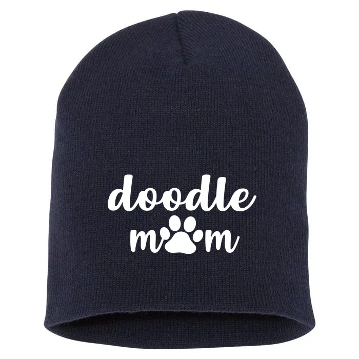 Doodle Mom Dog Mother Short Acrylic Beanie