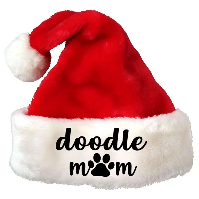 Doodle Mom Dog Mother Premium Christmas Santa Hat