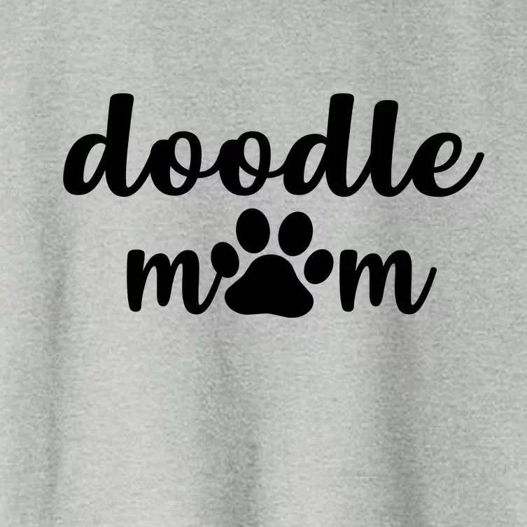 Doodle Mom Dog Mother Women's Crop Top Tee