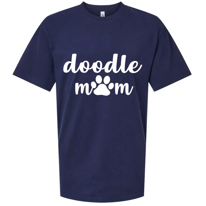 Doodle Mom Dog Mother Sueded Cloud Jersey T-Shirt