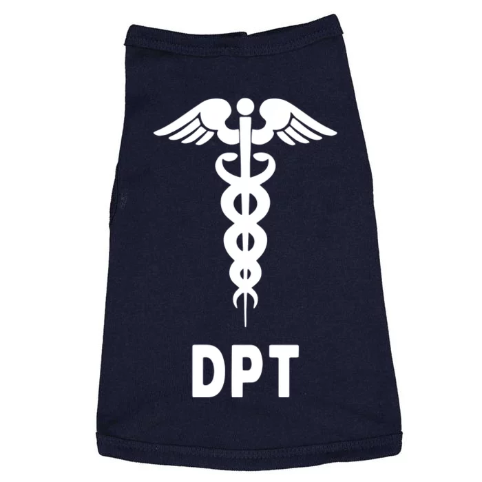 Doctor Of Physical Therapy DPT Caduceus Symbol Gifts Doggie Tank