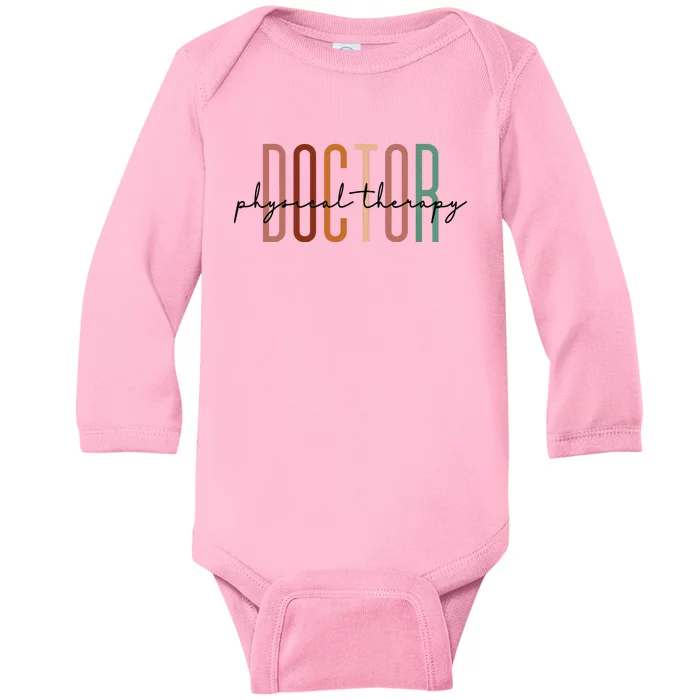 Doctor Of Physical Therapy DPT Student Graduation Baby Long Sleeve Bodysuit