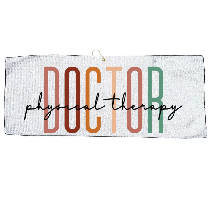 Doctor Of Physical Therapy DPT Student Graduation Large Microfiber Waffle Golf Towel