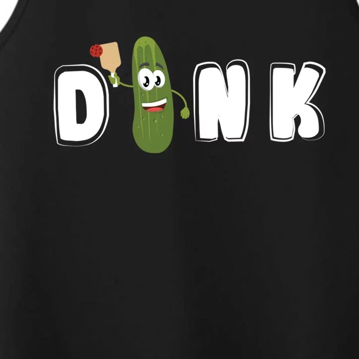 Dink : Original Pickleball Pickle Design (Cute Gift) Performance Tank