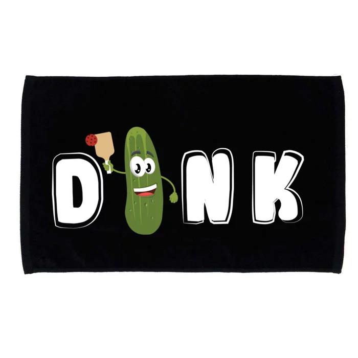 Dink : Original Pickleball Pickle Design (Cute Gift) Microfiber Hand Towel