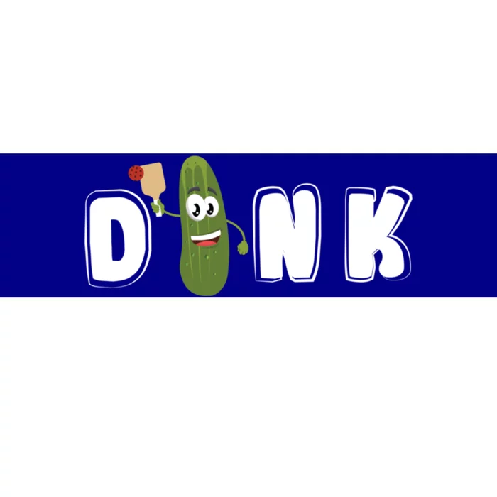 Dink : Original Pickleball Pickle Design (Cute Gift) Bumper Sticker