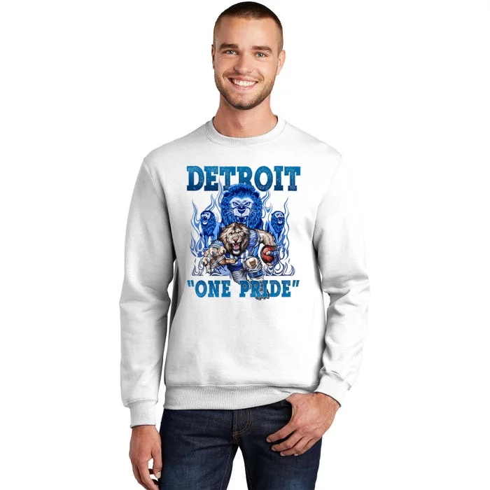 Detroit One Pride Football Lover Sweatshirt