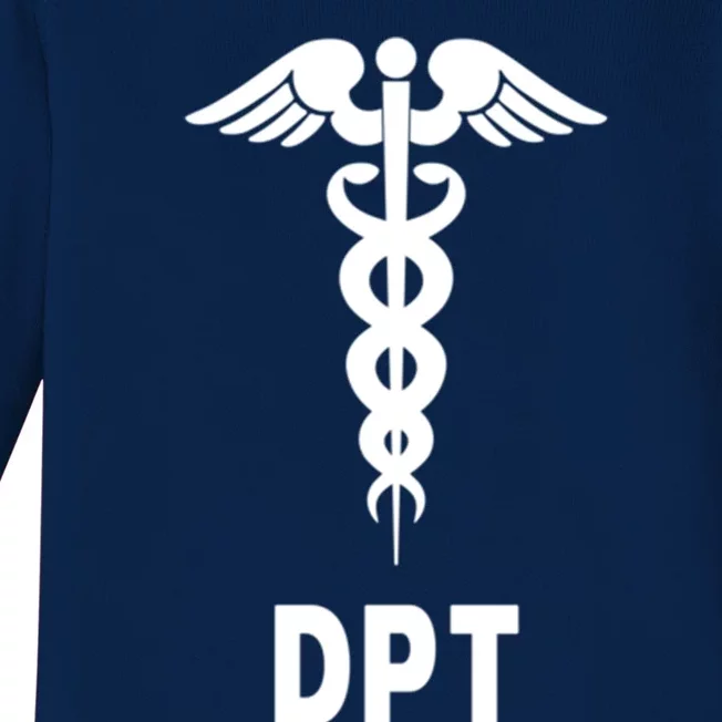 Doctor Of Physical Therapy Dpt Caduceus Symbol Gift Baby Long Sleeve Bodysuit