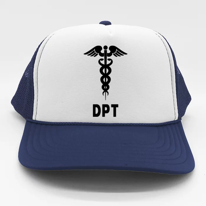 Doctor Of Physical Therapy Dpt Caduceus Symbol Gift Trucker Hat