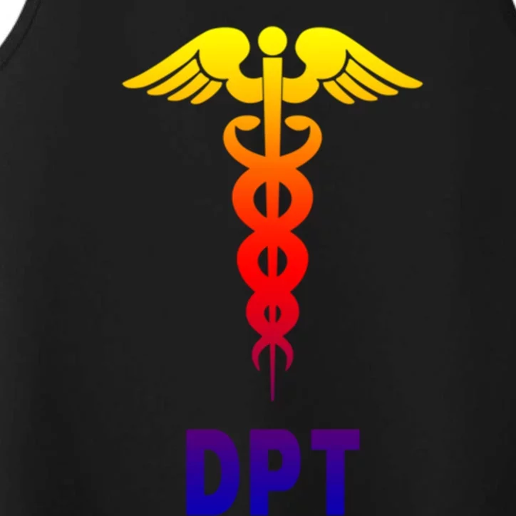 Doctor Of Physical Therapy Dpt Caduceus Symbol Gift Performance Tank