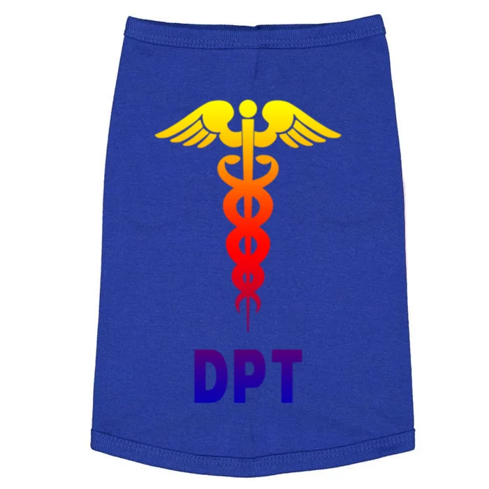 Doctor Of Physical Therapy Dpt Caduceus Symbol Gift Doggie Tank