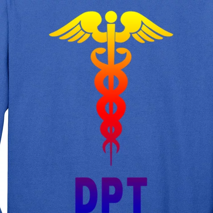 Doctor Of Physical Therapy Dpt Caduceus Symbol Gift Tall Long Sleeve T-Shirt