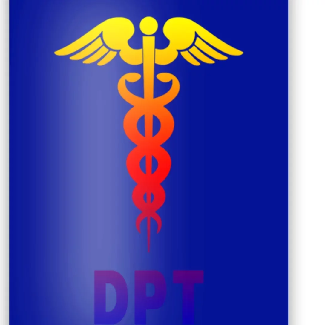 Doctor Of Physical Therapy Dpt Caduceus Symbol Gift Poster