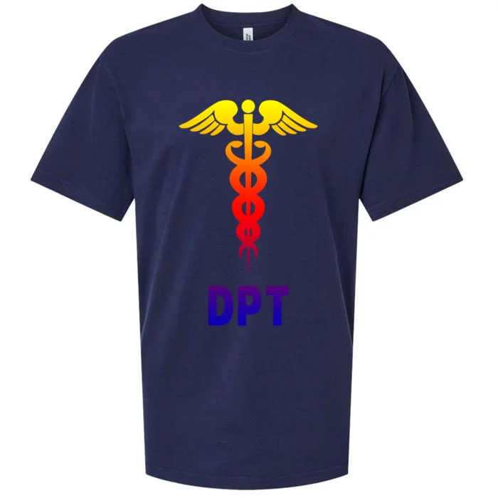 Doctor Of Physical Therapy Dpt Caduceus Symbol Gift Sueded Cloud Jersey T-Shirt