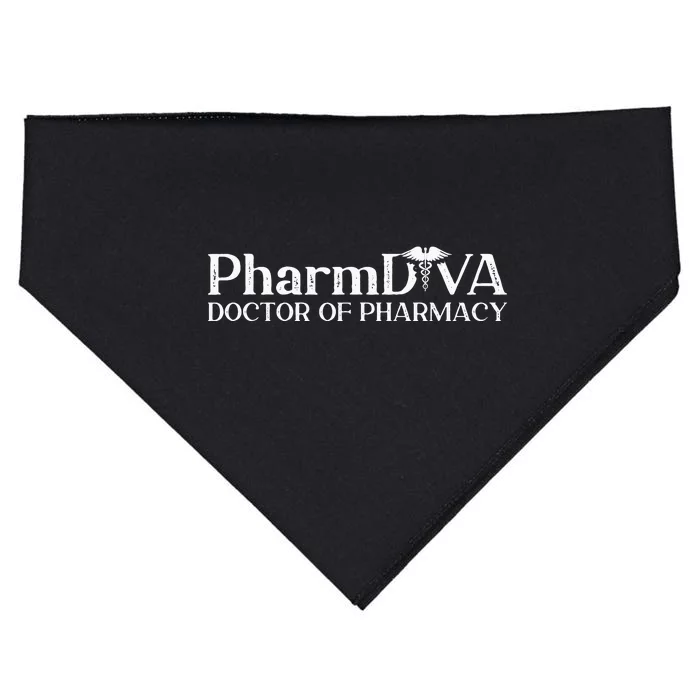 Doctor Of Pharmacy Future Pharmacist Outfit Gift USA-Made Doggie Bandana