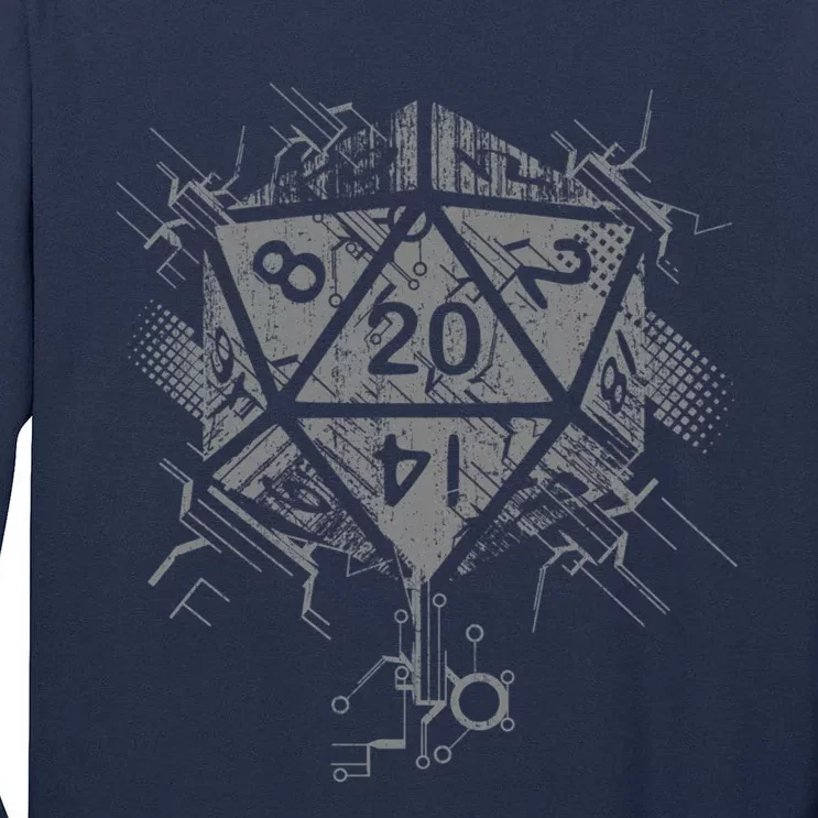 D20 Of Power Tall Long Sleeve T-Shirt