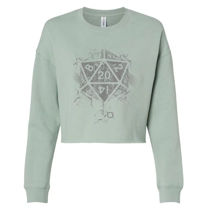 D20 Of Power Cropped Pullover Crew