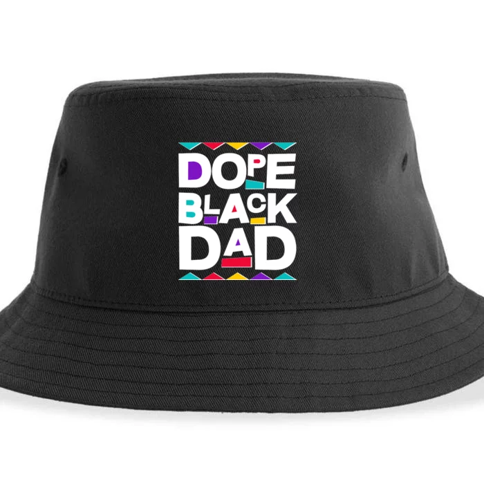 Dope Black Dad Sustainable Bucket Hat