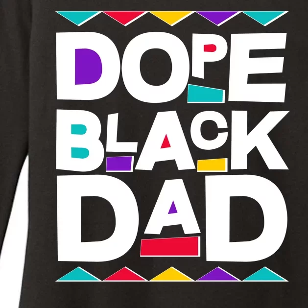 Dope Black Dad Womens CVC Long Sleeve Shirt