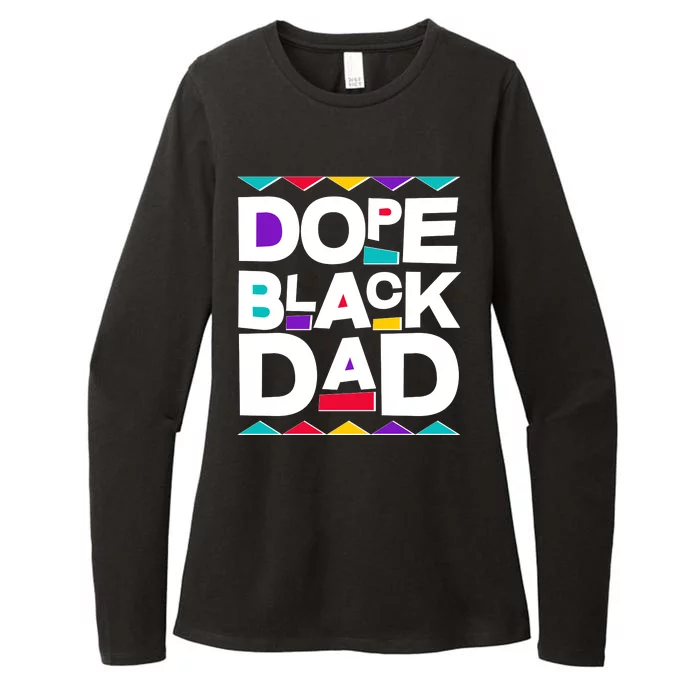 Dope Black Dad Womens CVC Long Sleeve Shirt