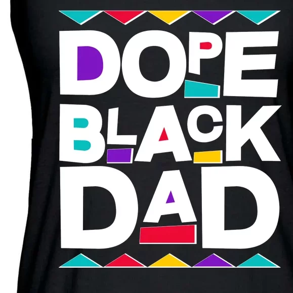 Dope Black Dad Ladies Essential Flowy Tank