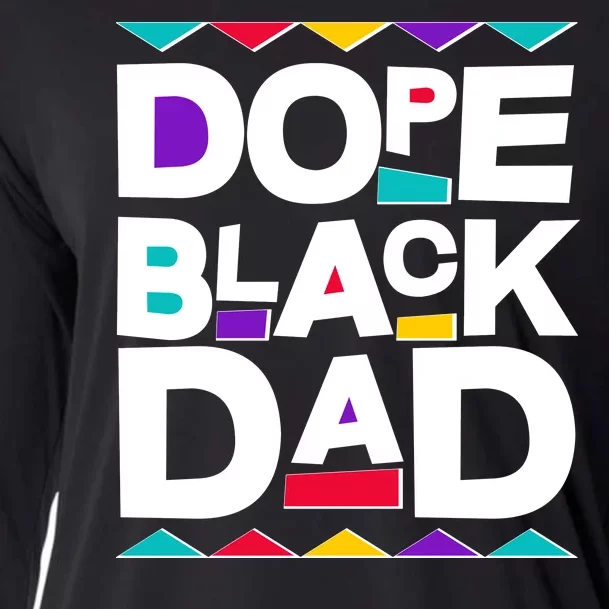 Dope Black Dad Cooling Performance Long Sleeve Crew