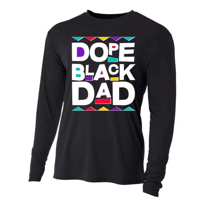 Dope Black Dad Cooling Performance Long Sleeve Crew