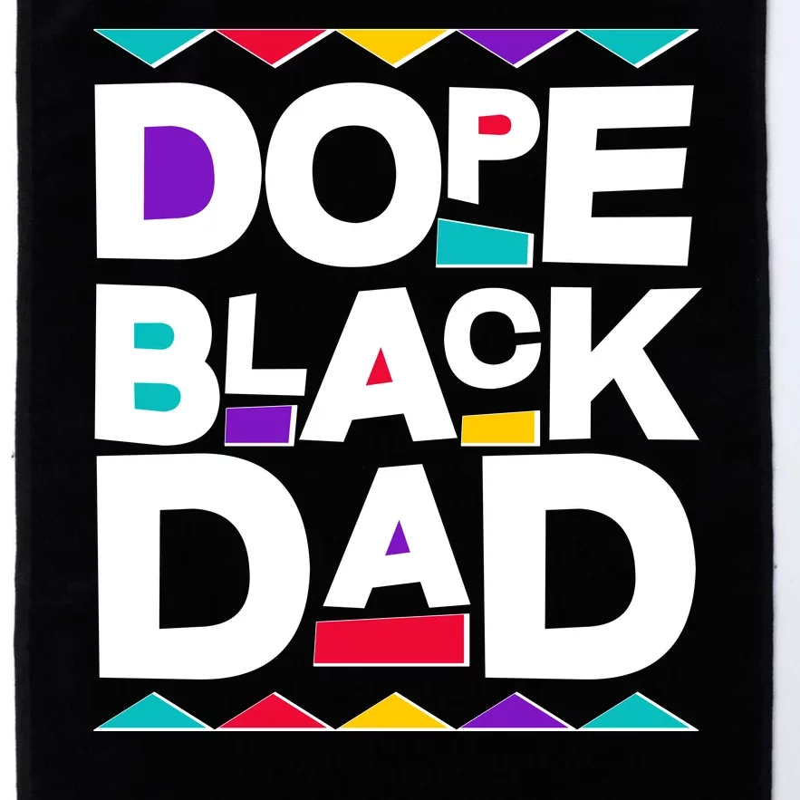 Dope Black Dad Platinum Collection Golf Towel