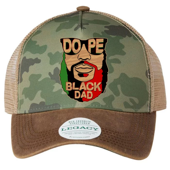 DOPE Black Dad Father's Day Legacy Tie Dye Trucker Hat