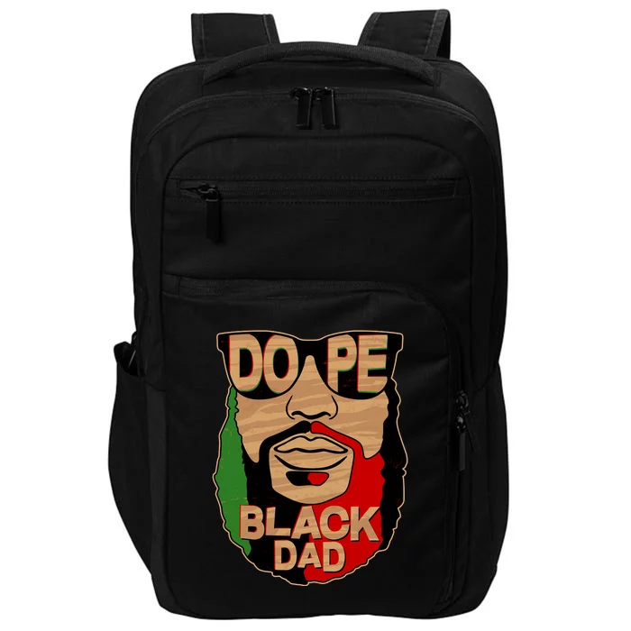 DOPE Black Dad Father's Day Impact Tech Backpack