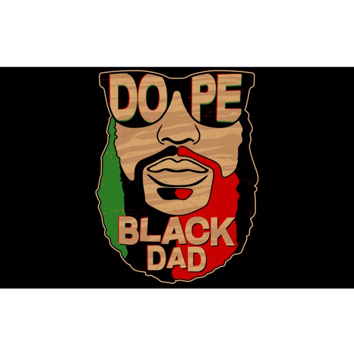 DOPE Black Dad Father's Day Bumper Sticker