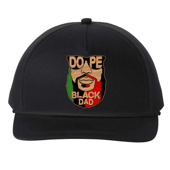 DOPE Black Dad Father's Day Snapback Five-Panel Rope Hat