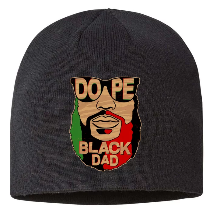 DOPE Black Dad Father's Day 8 1/2in Sustainable Knit Beanie