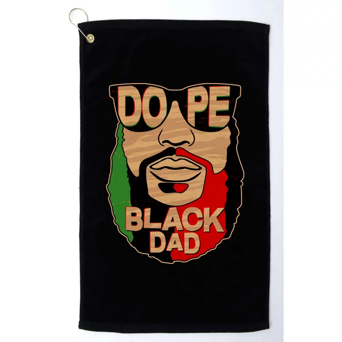 DOPE Black Dad Father's Day Platinum Collection Golf Towel