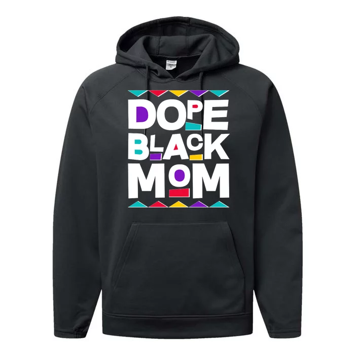 Dope Black Mom Performance Fleece Hoodie