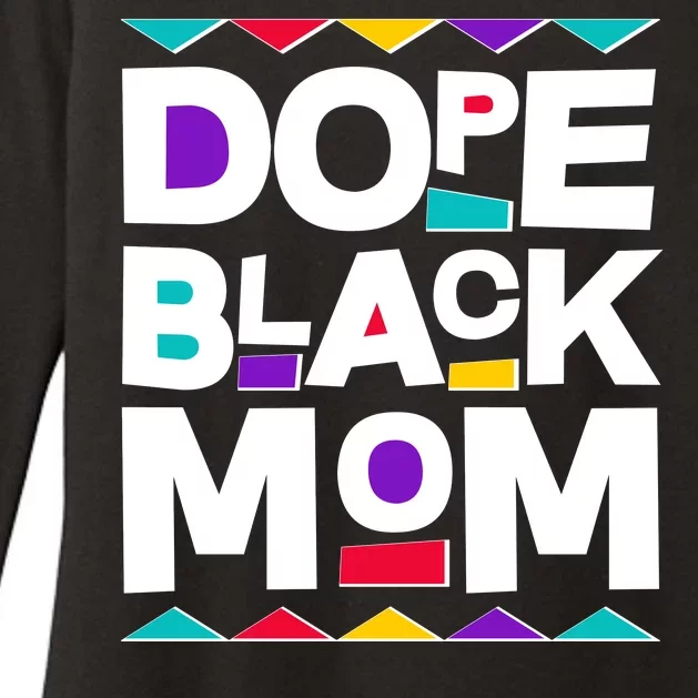 Dope Black Mom Womens CVC Long Sleeve Shirt